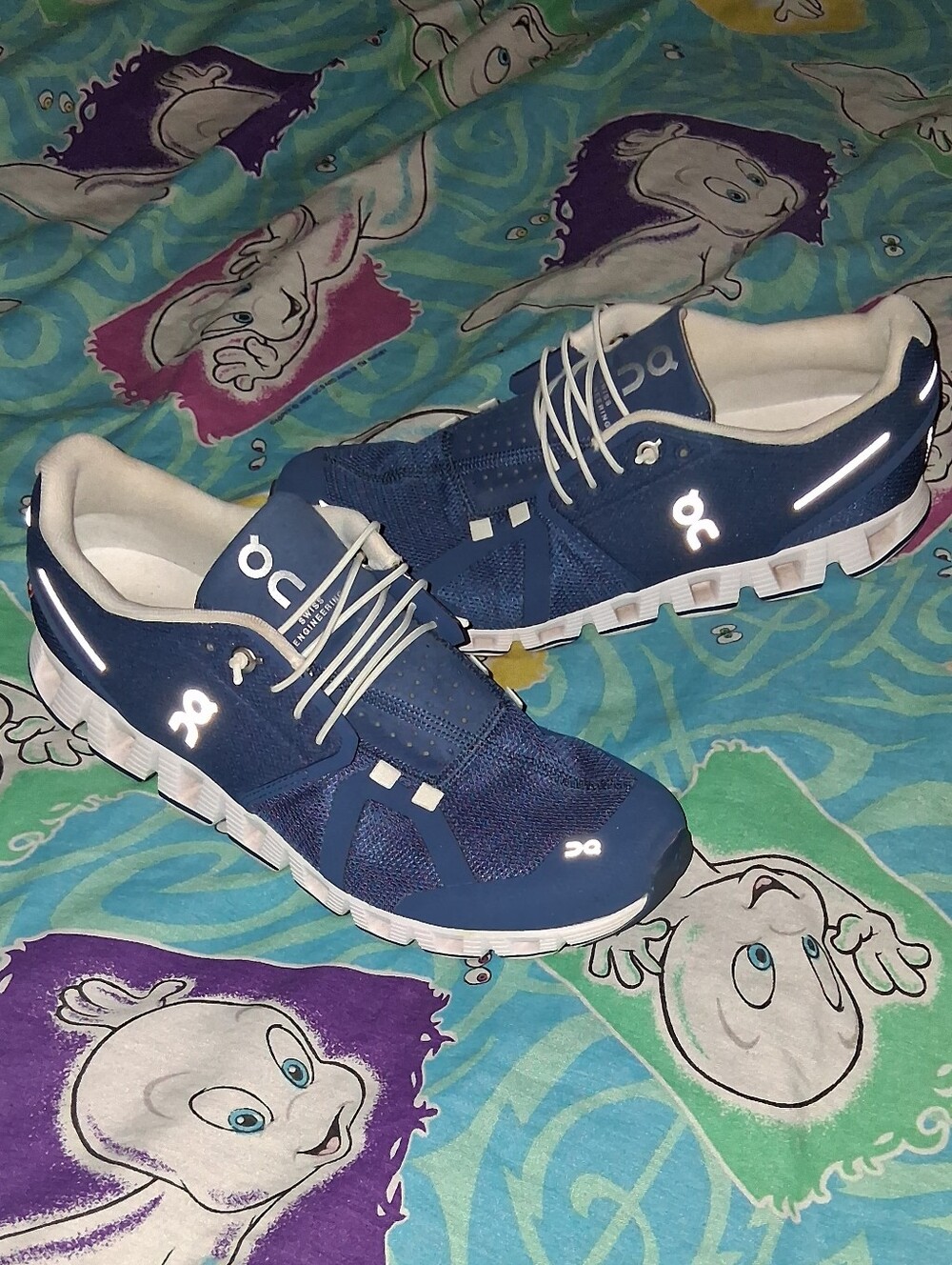 On Cloud 6 Blue Trainers Blue Running Shoes